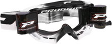 PRO GRIP 3200 Roll-Off Goggle - Venom - Black - Clear Lens PZ3200RONERO