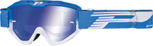 PRO GRIP 3450 FL Goggle - Riot - Light Blue/White - Blue Mirror Lens PZ3450AZBIFL
