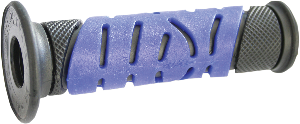 PRO GRIP 719 Dual Density Sportbike Grips - Open Ends - Black/Blue PA0719OENEBL