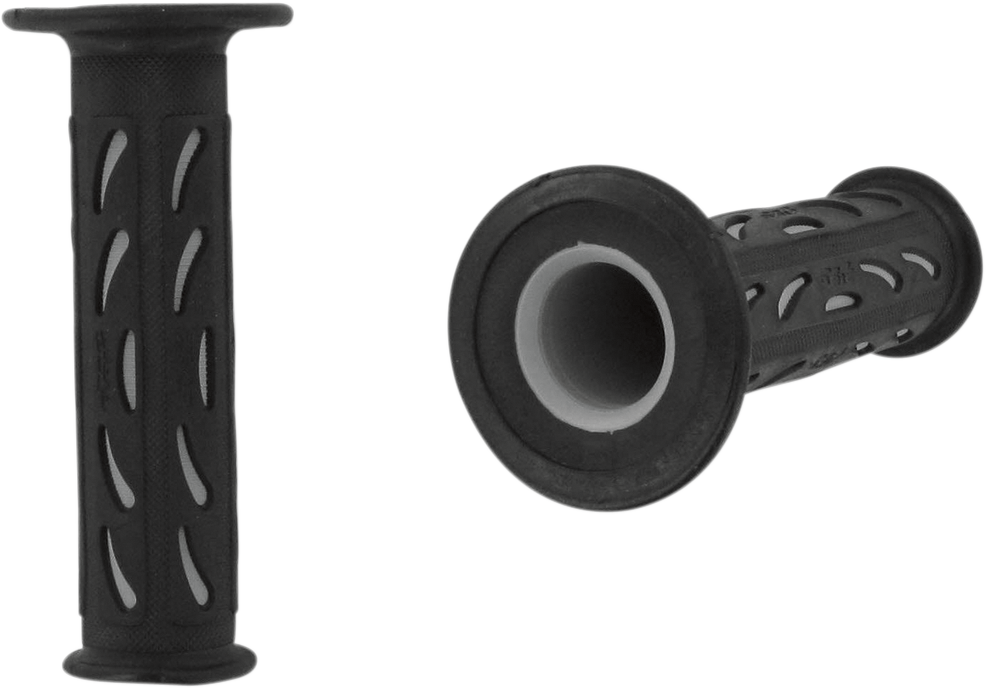 PRO GRIP 724 Dual Density Sportbike Grips - Open Ends - Black/Gray PA0724OEGR02