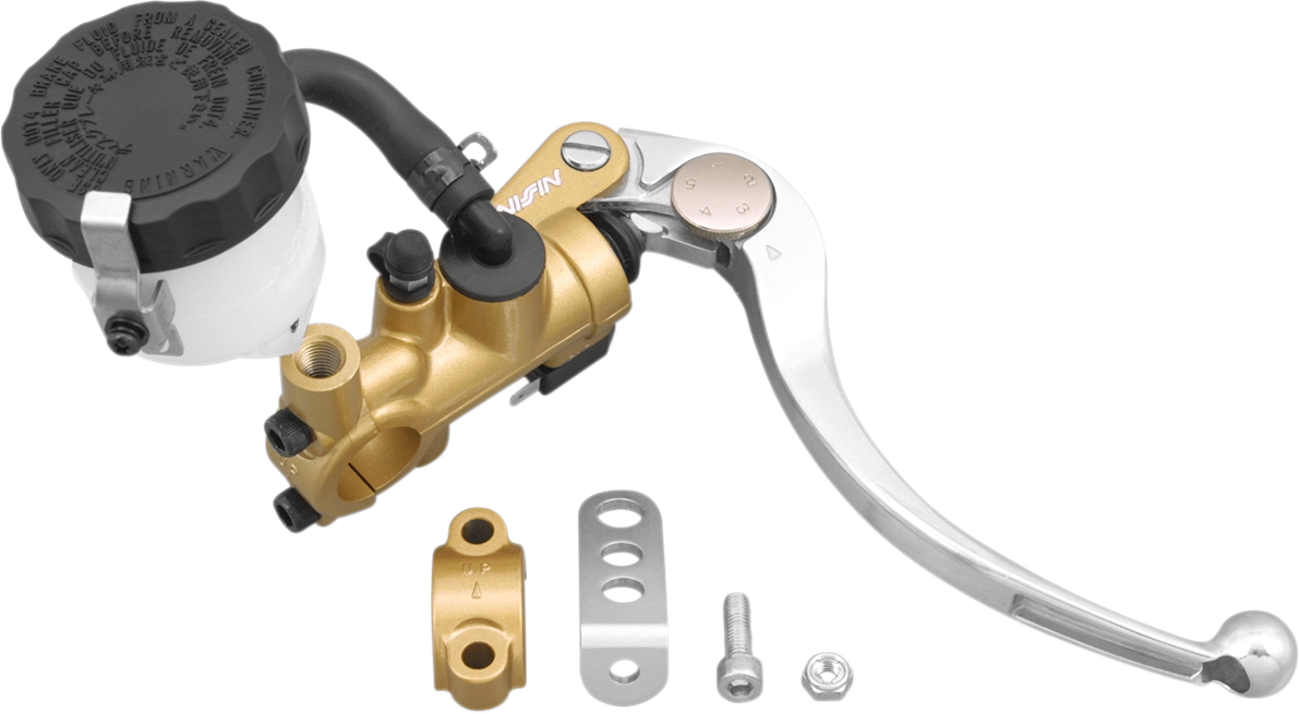 SHINDY Radial Master Brake Kit - 19 mm - Gold/Silver 17-658G
