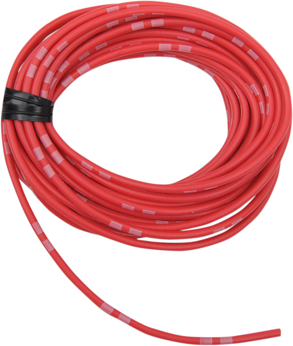 SHINDY 13' Wire Spool - 14 A/12 V - Red 16-671