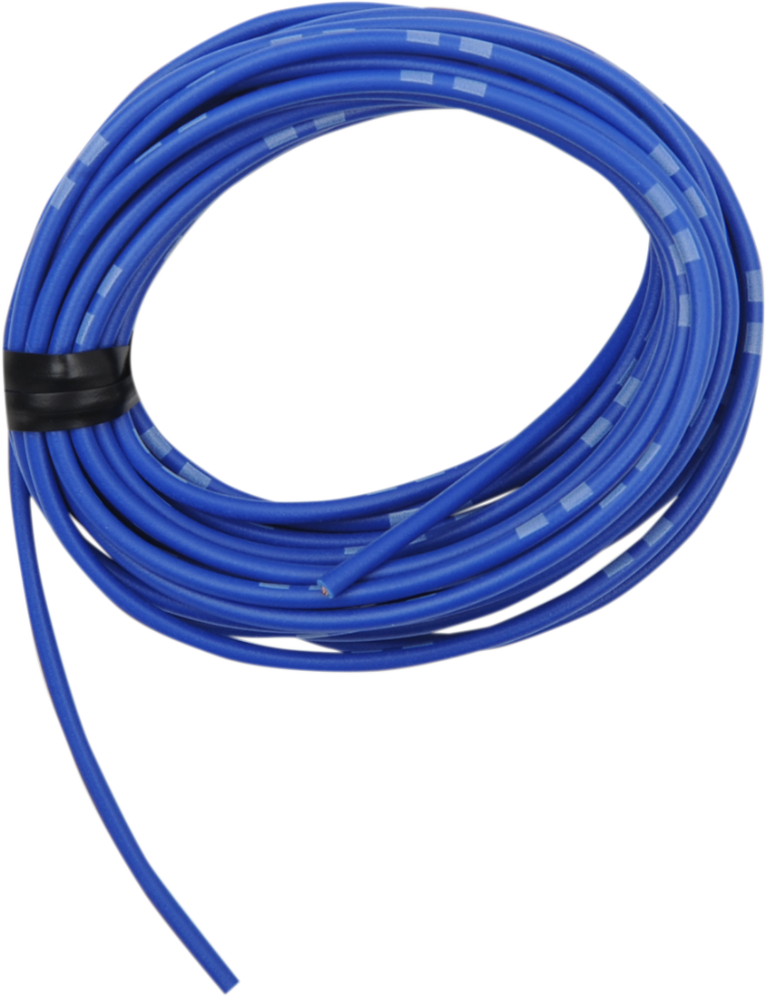 SHINDY 13' Wire Spool - 14 A/12 V - Blue 16-676