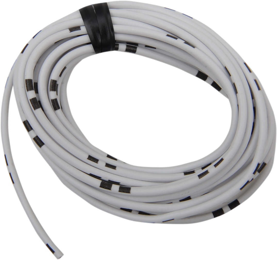 SHINDY 13' Wire Spool - 14 A/12 V - White 16-677