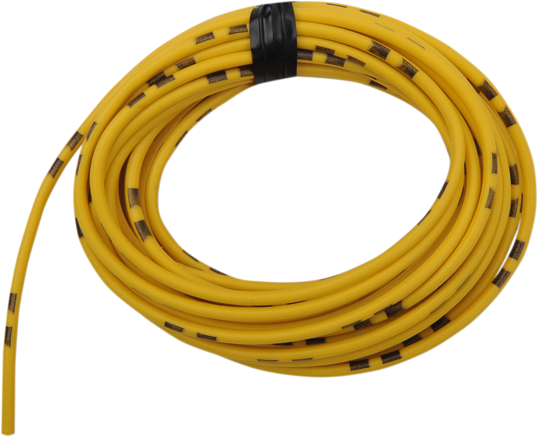 SHINDY 13' Wire Spool - 14 A/12 V - Yellow 16-678