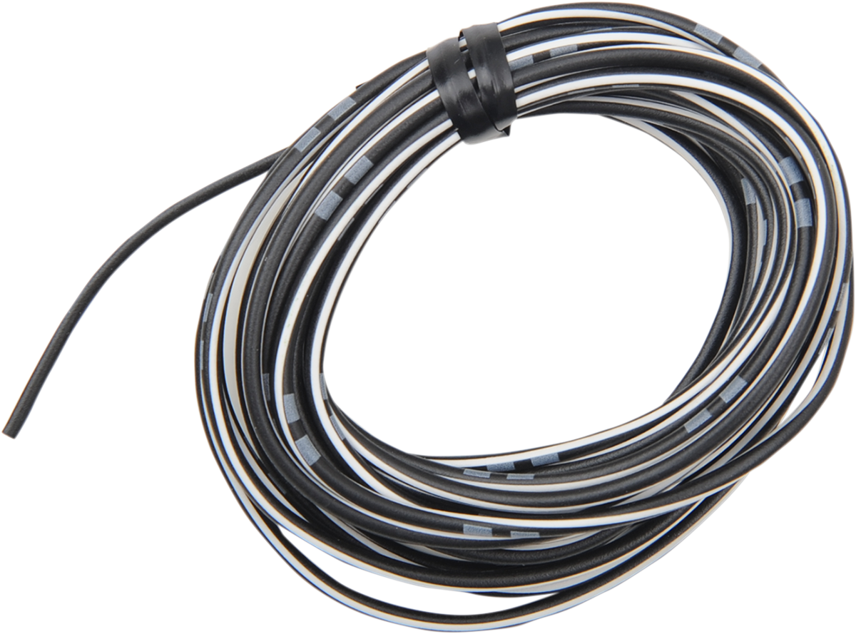 SHINDY 13' Wire Spool - 14 A/12 V - Black/White 16-682