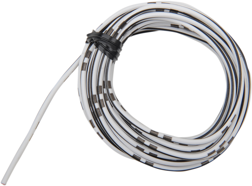 SHINDY 13' Wire Spool - 14 A/12 V - White/Black 16-683
