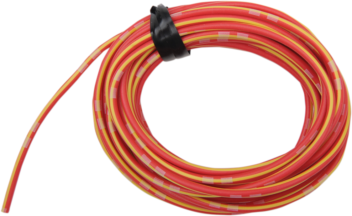 SHINDY 13' Wire Spool - 14 A/12 V - Red/Yellow 16-687