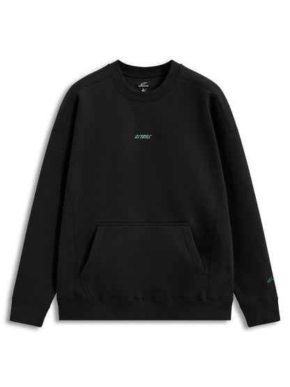 Guise Oversized Crew Black Sm
