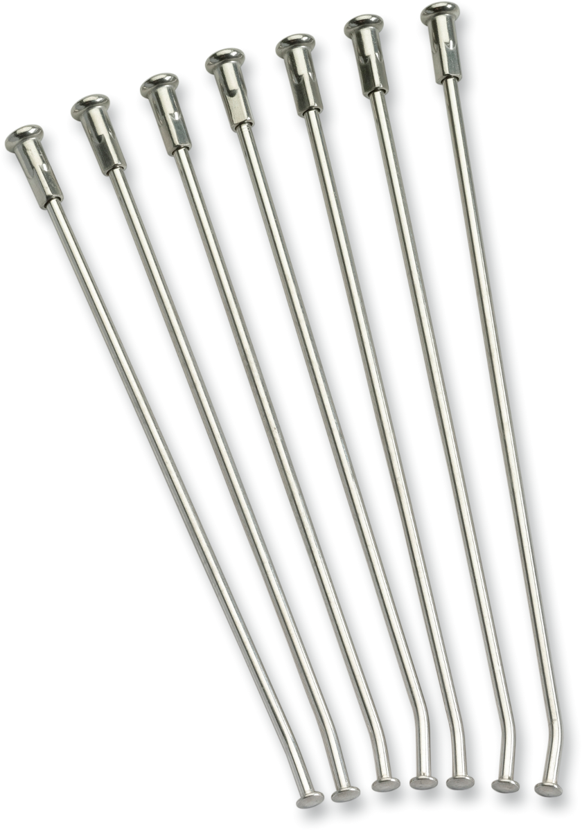MOOSE OFFROAD Spoke Set with Nipples - Stainless Steel - Front - 21" - KLX/KX 1-22-211-S