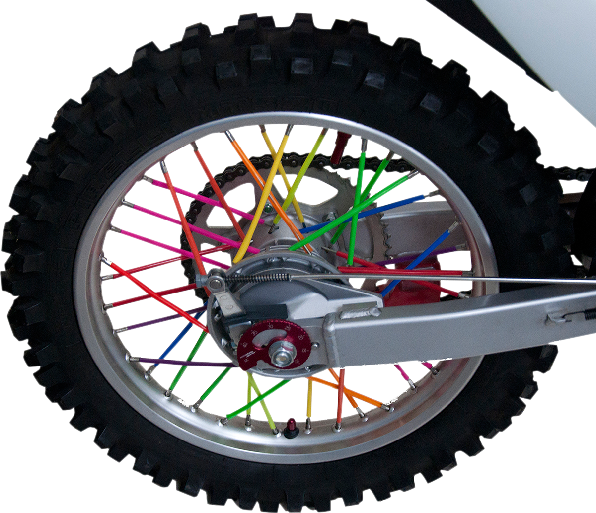 MOOSE OFFROAD Spoke Skins - Red - 21" - 80 Pack O15-6580R