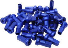 MOOSE OFFROAD Spoke Nipples - MX1 - Blue - 8 Gauge - Set 24-820