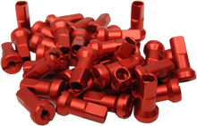MOOSE OFFROAD Spoke Nipples - MX1 - Red - 8 Gauge - Set 24-830