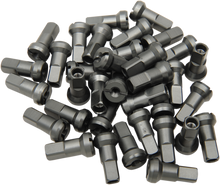 MOOSE OFFROAD Spoke Nipples - MX1 - Titanium Gray - 8 Gauge - Set 24-840