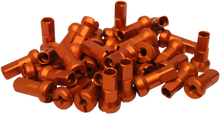 MOOSE OFFROAD Spoke Nipples - MX1 - Orange - 8 Gauge - Set 24-850