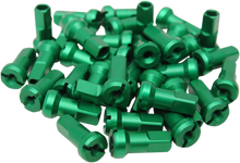 MOOSE OFFROAD Spoke Nipples - MX1 - Green - 8 Gauge - Set 24-860
