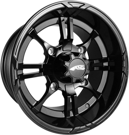 AMS Roll'n 108 Wheel - Front - Black - 14x8 - 4/137 0230-0861