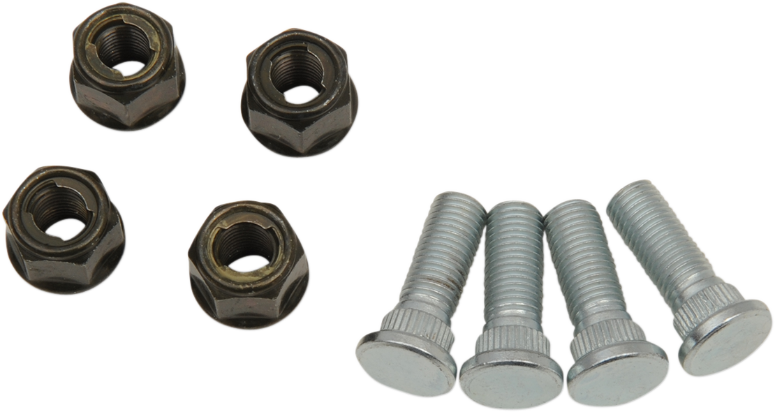 MOOSE OFFROAD Wheel Stud/Nut Kit - Front/Rear - '98-'08 660 Grizzly 85-1005