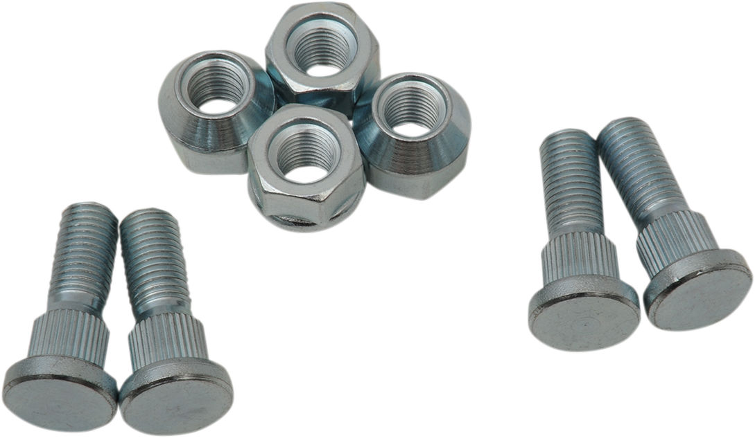 MOOSE OFFROAD Wheel Stud/Nut Kit - Front - Arctic Cat/Kawasaki/Suzuki 85-1035