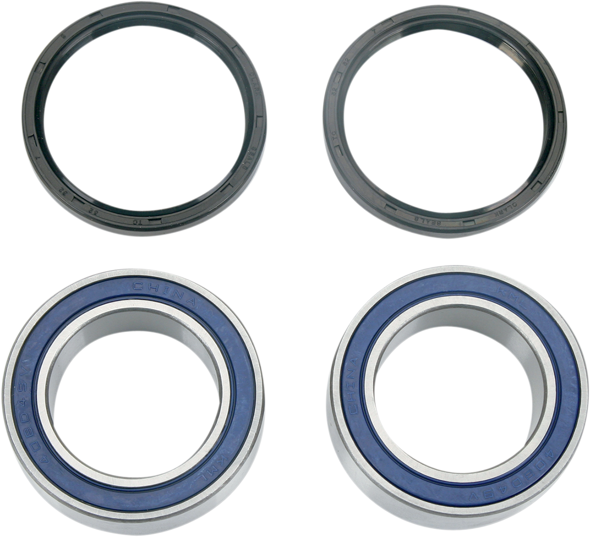 MOOSE OFFROAD Wheel Bearing Kit - Upgrade - Aftermarket Carrier - Rear 25-1401