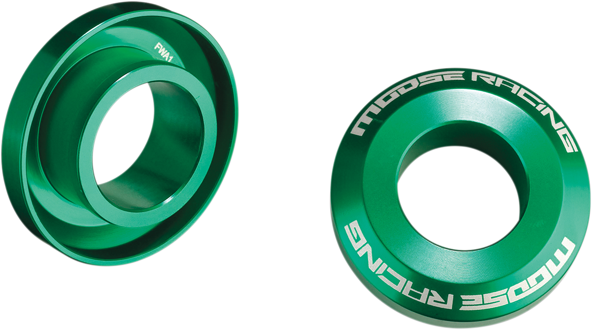 MOOSE OFFROAD Fast Wheel Spacer - Rear - Green - Kawasaki W16-2301GN
