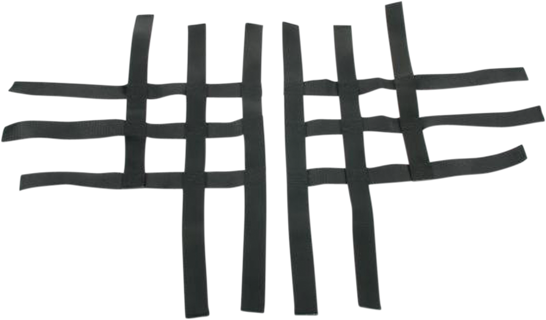 MOTORSPORT PRODUCTS Nerf Bar Net - Black - Polaris/Suzuki/Yamaha 81-0202