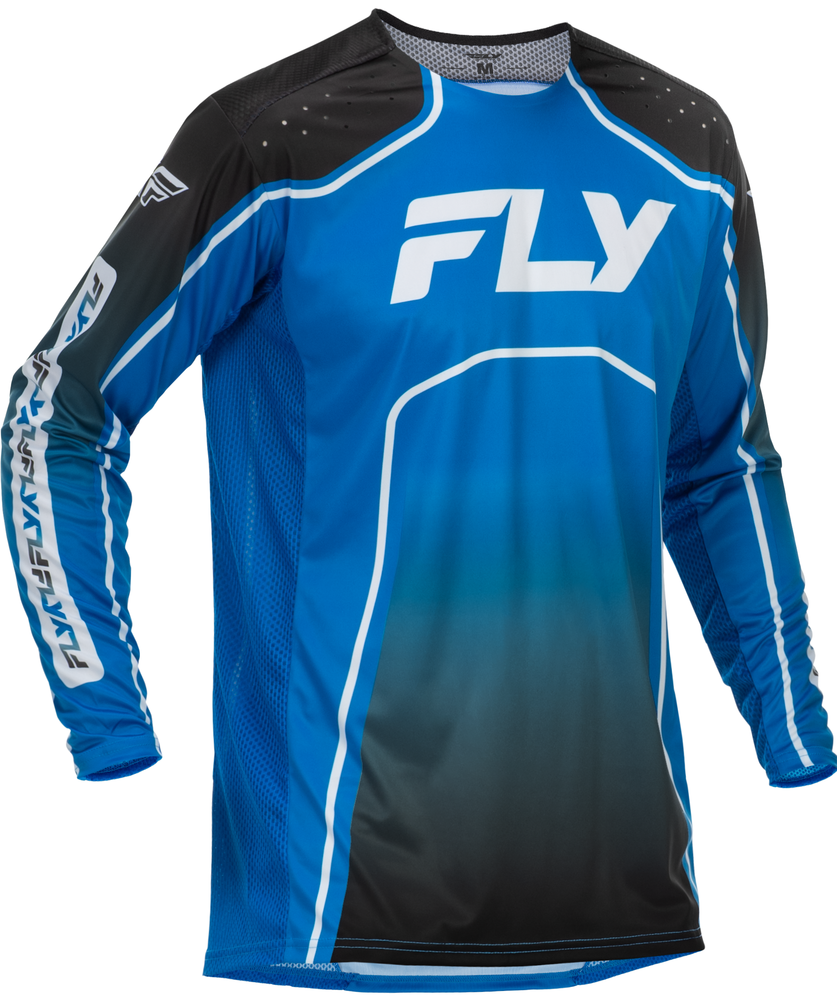 Youth Rayce Bicycle Jersey Blue/Black/White Yl