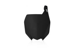 Front Number Plate Black