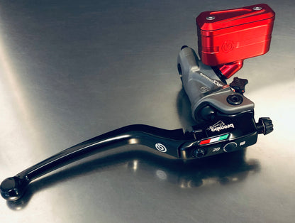 Motocorse Billet Aluminum Reservoirs For Brembo RCS Corsa Corta Master Cylinders Brake and Clutch
