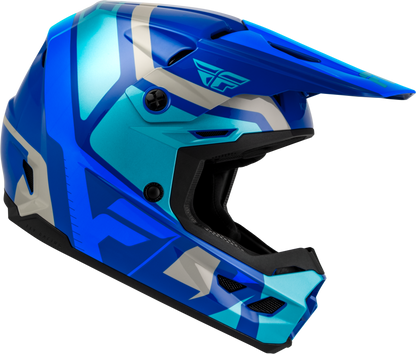 Youth Kinetic Scrap Helmet Blue/Light Blue/Grey Yl
