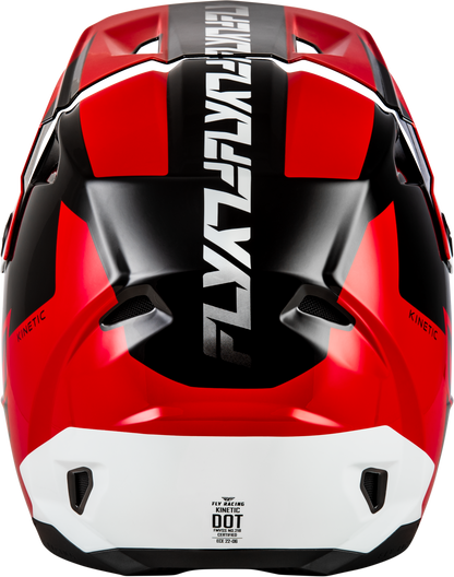 Kinetic Crest Helmet Red/Black/White Xs