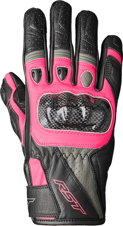 Stunt Iii Ce Ladies Glove Black / Pink / Grey Sm