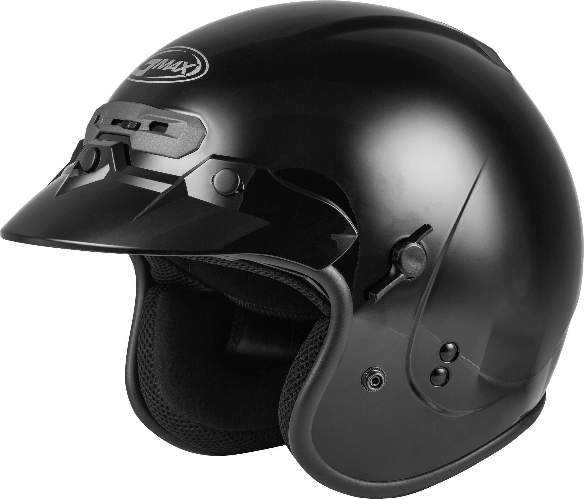 Gm 32 Open Face Helmet Black 3x