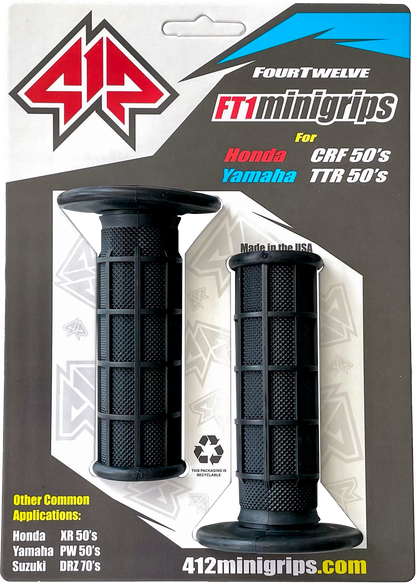 Mini Grips Black 3/4"