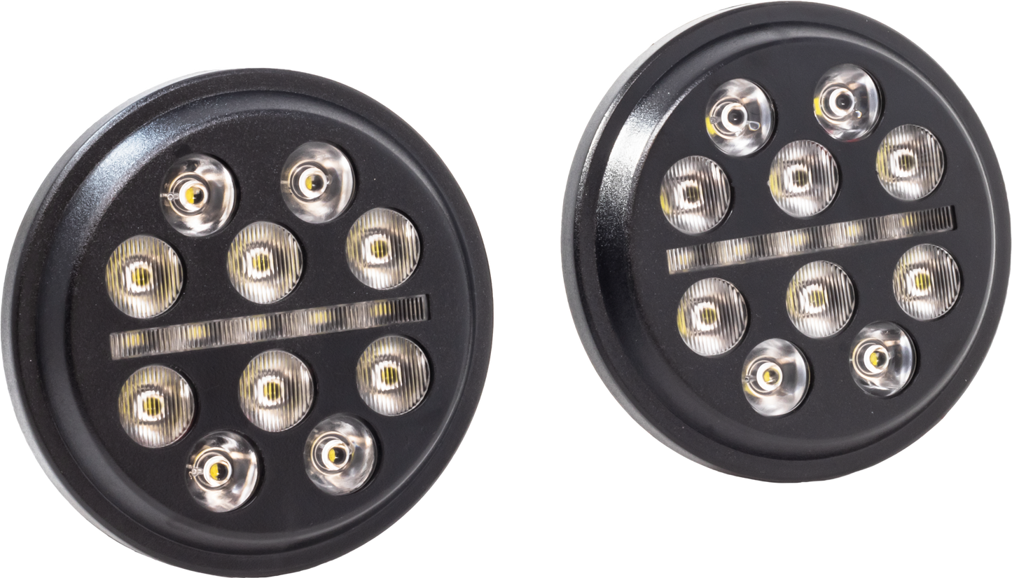 4.5" Passing Lamps Blk Bucshot Indian
