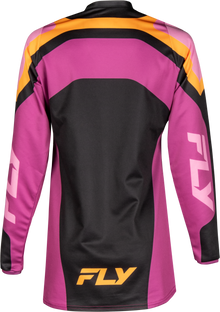 Women's F 16 Jersey Black/Mauve/Yellow 2x