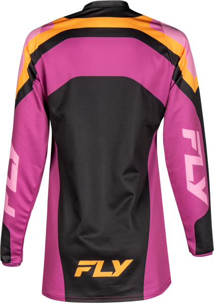 Women's F 16 Jersey Black/Mauve/Yellow 2x