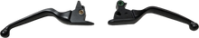 Smooth Lever Set Black Softail 15 17