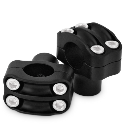 Reaper 1 1/2" Risers 1" Bar Set   Texture Black