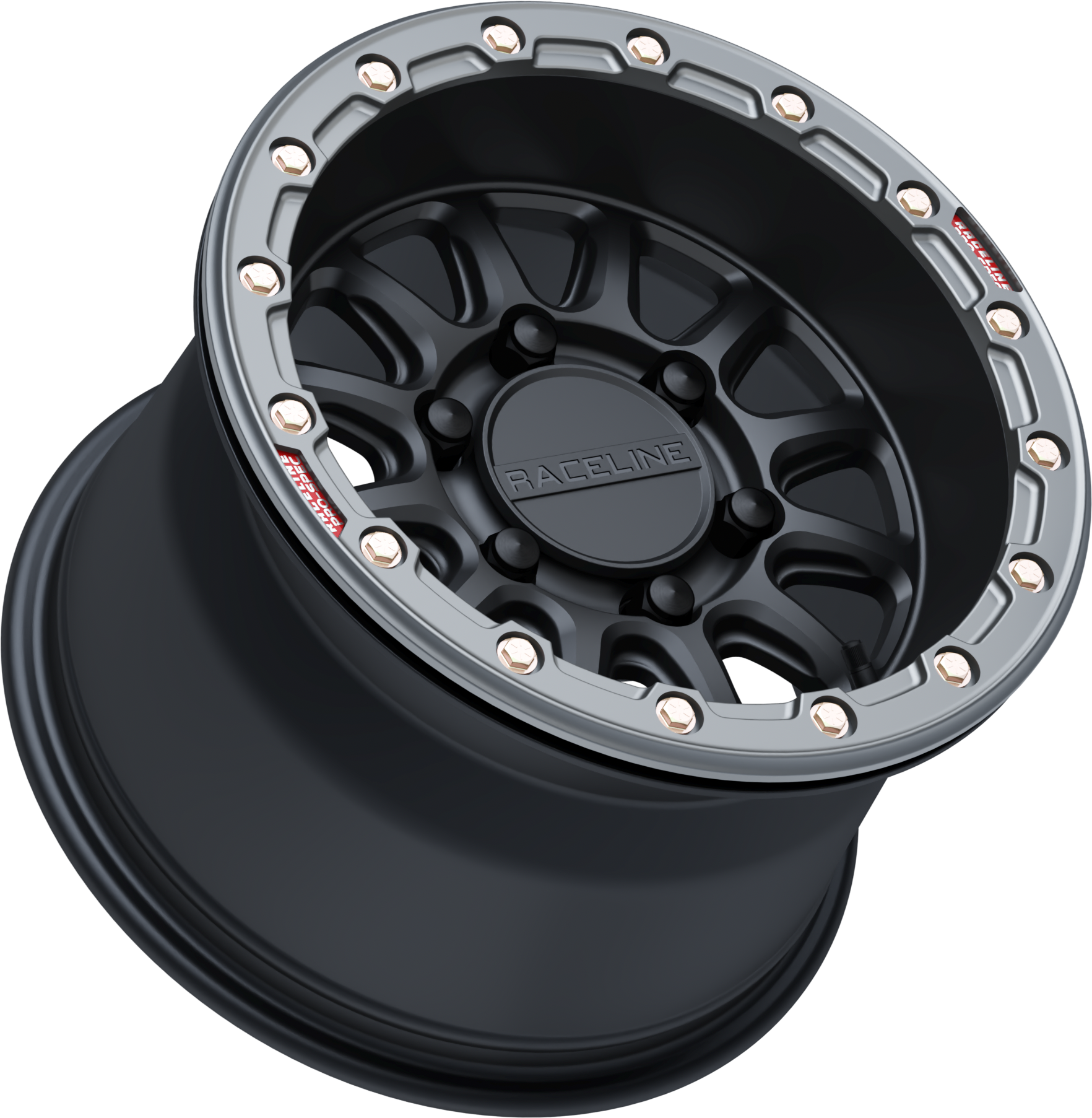 Alpha Wheel 6/5.5 Blk/Gunmetal 15x10 (+25mm)