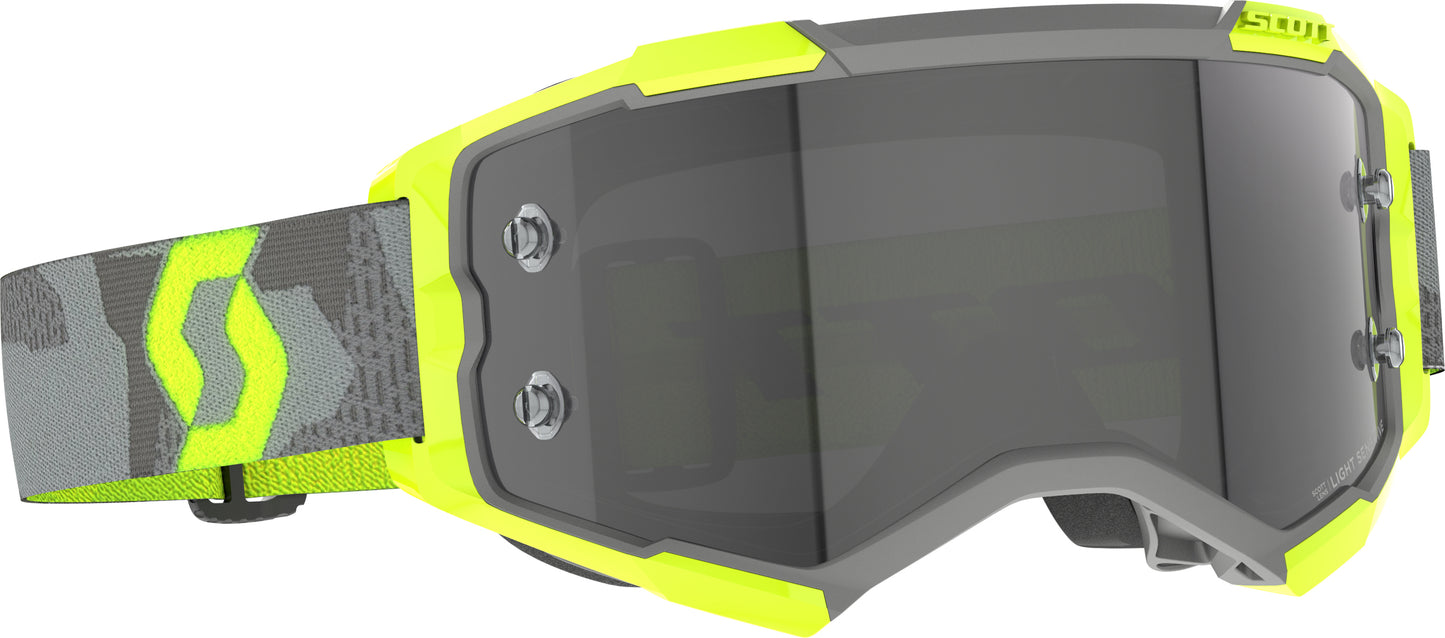 Fury Ls Goggle Lt Grey/Neon Ylw Grey Works