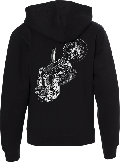 Youth Fly Dbk Wheelie Hoodie Black Yl