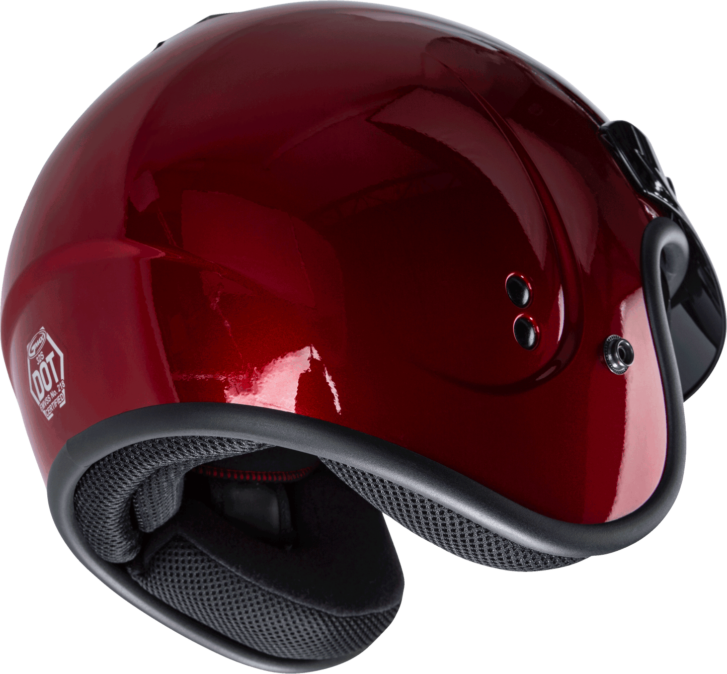 Gm 32 Open Face Helmet Candy Red 3x