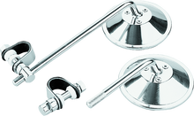 BikeMaster Universal Clamp On Mirror 8in Stem