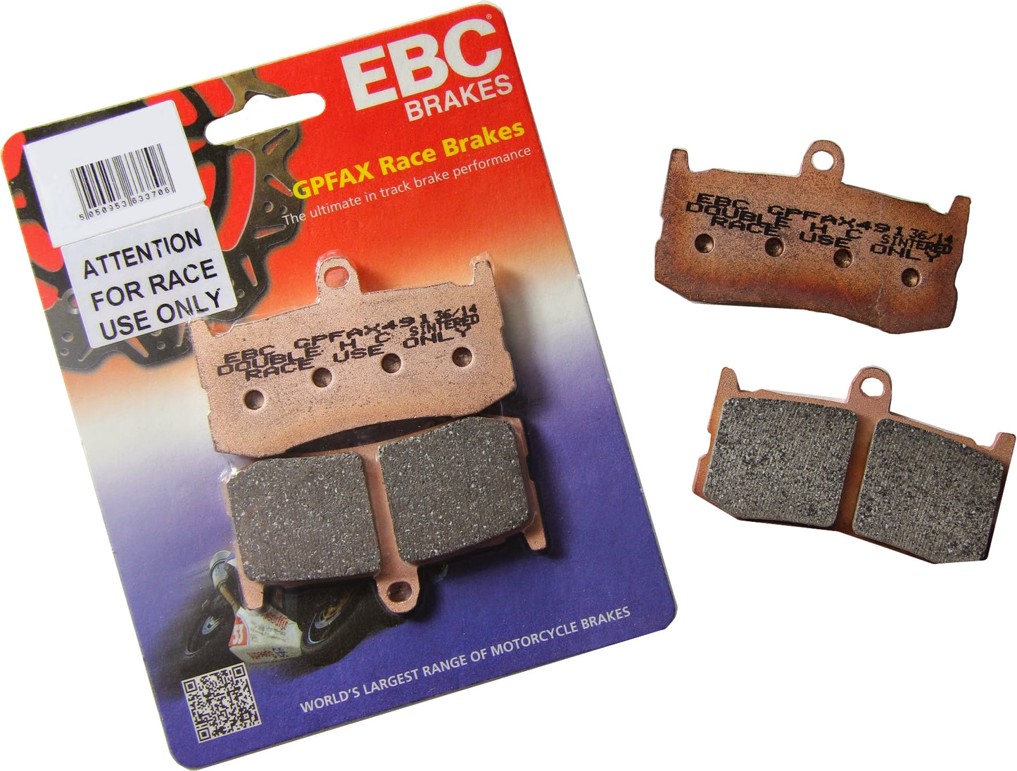 Brake Pads Gpfax604/4hh Sintered Gpfax Race Only