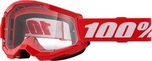 Strata 2 Junior Goggle Red Clear Lens