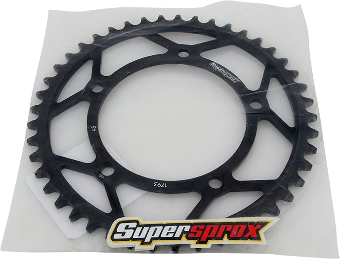 Rear Sprocket Steel 45t 520 Blk Hay/Suz/Tri