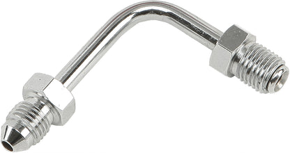 Jic To  3 Tube Adapter 90 Degree Short Chrome 3/8"