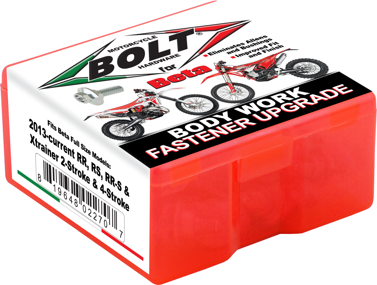 Full Plastic Fastener Kit Beta Rr/Rr S/Rs/Xtrainer
