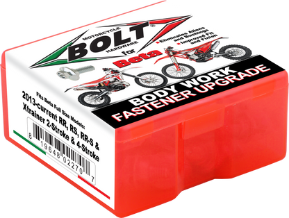Full Plastic Fastener Kit Beta Rr/Rr S/Rs/Xtrainer